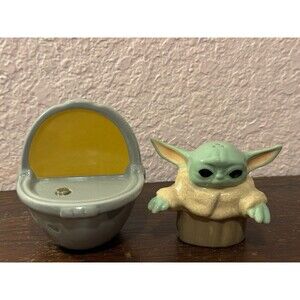 1 Mandalorian The Child Baby Yoda Grogu Salt Or Pepper Shaker Star Wars Ceramic